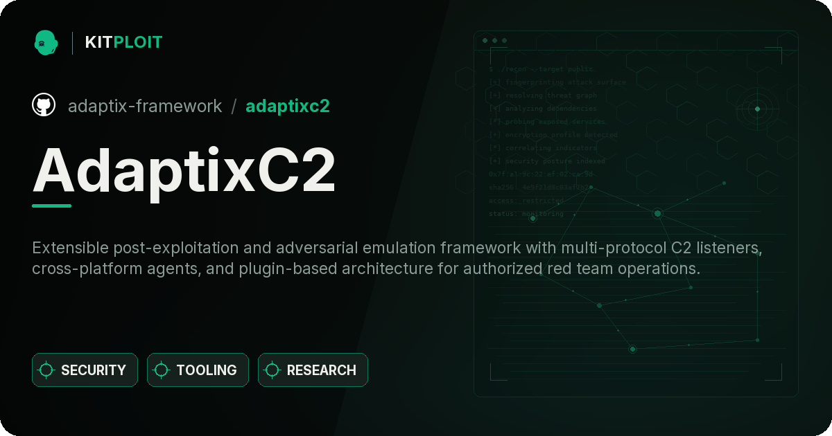AdaptixC2 preview