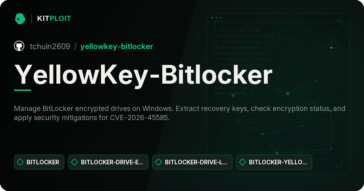 YellowKey-Bitlocker preview