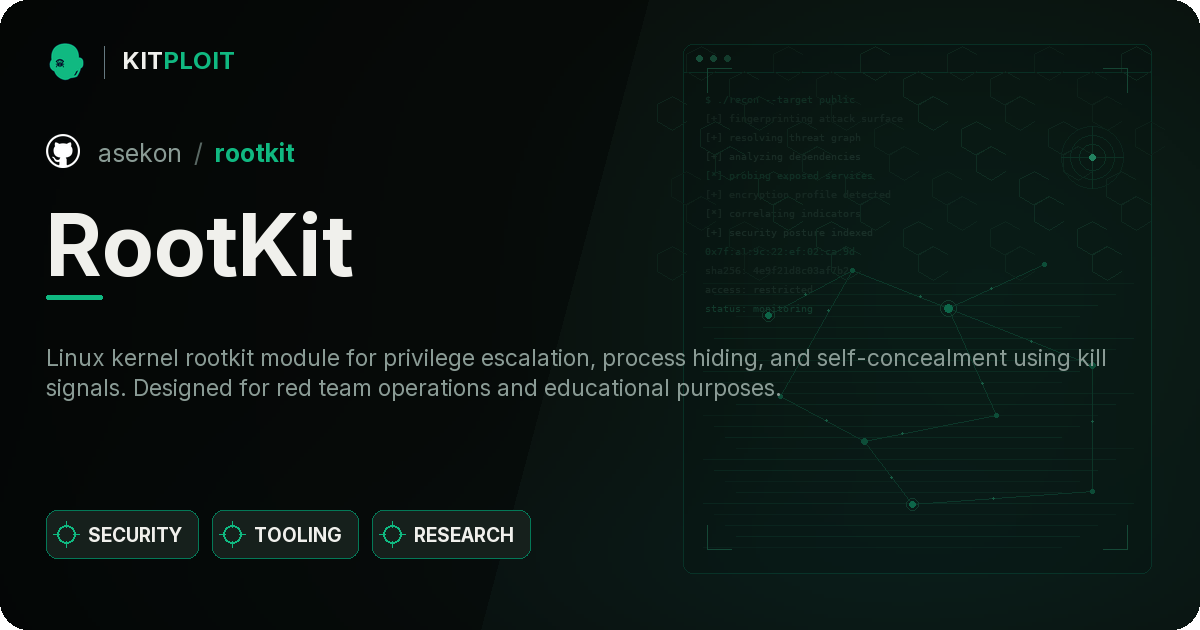 RootKit preview