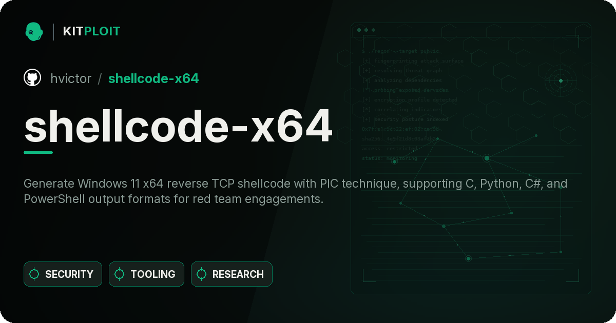 shellcode-x64 preview