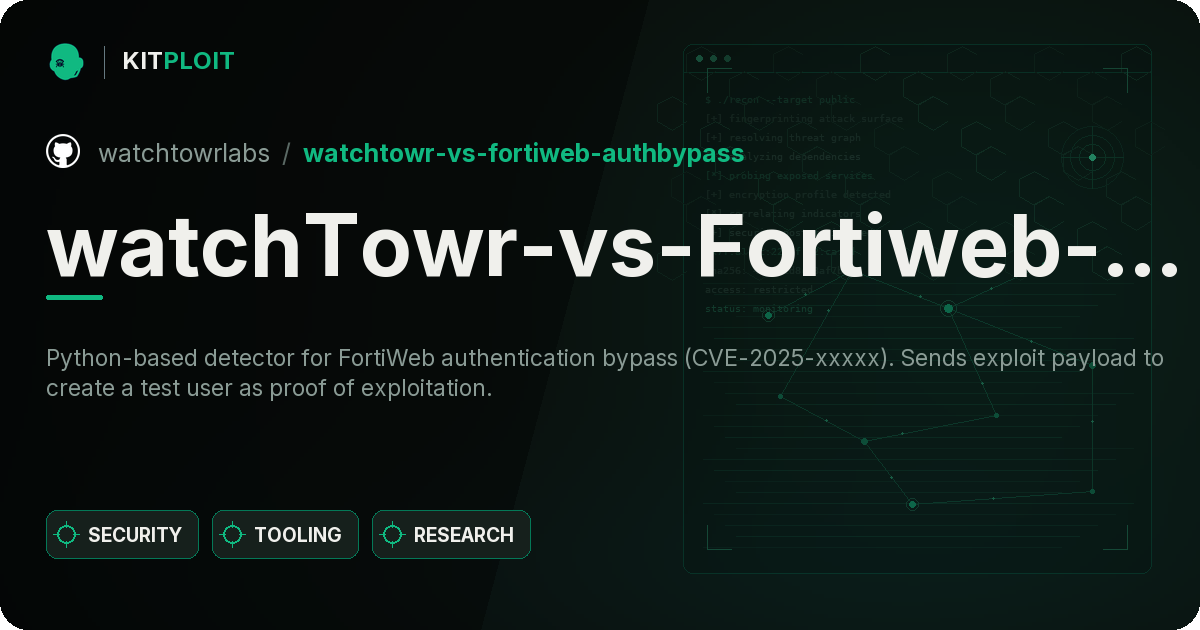 watchTowr-vs-Fortiweb-AuthBypass preview