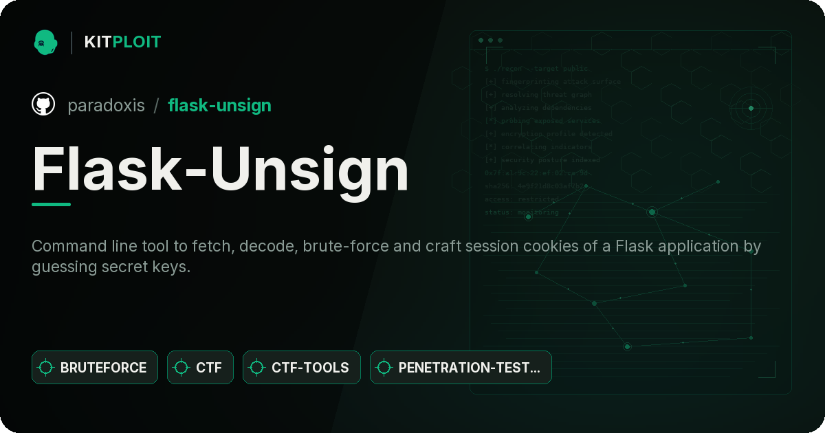 Flask-Unsign preview