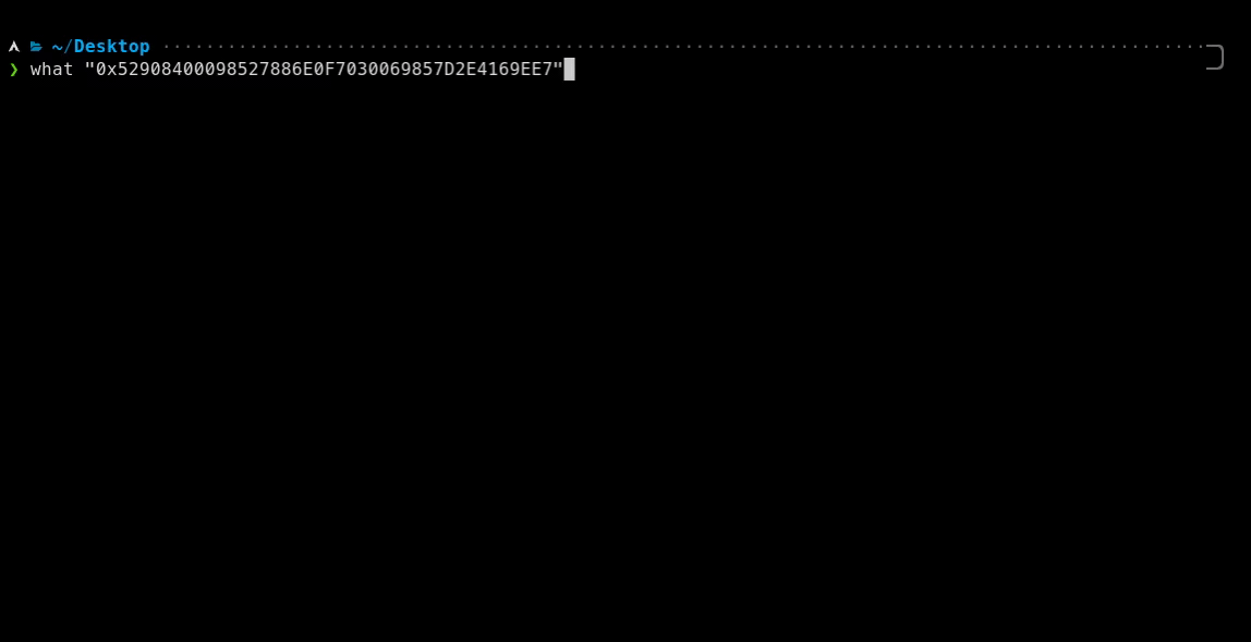 pyWhat preview