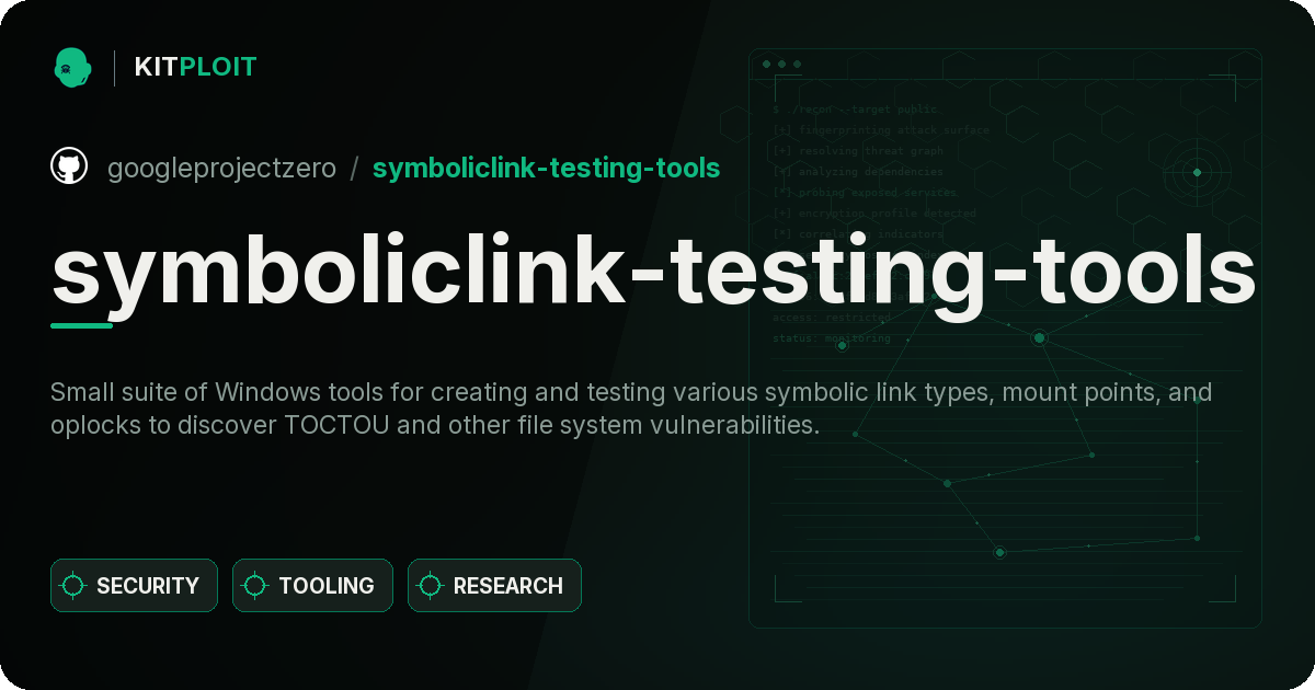 symboliclink-testing-tools preview