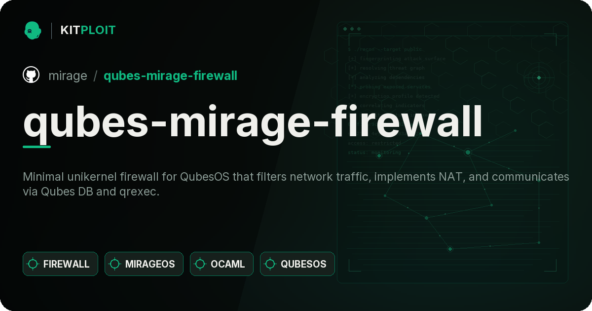 qubes-mirage-firewall preview