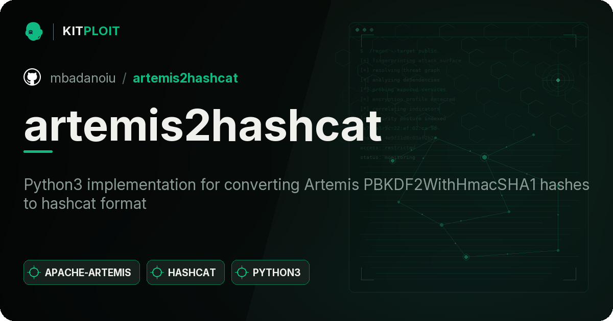 artemis2hashcat preview