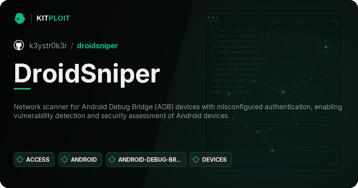 DroidSniper preview