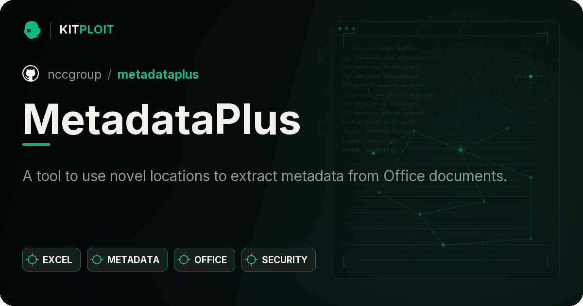 MetadataPlus preview