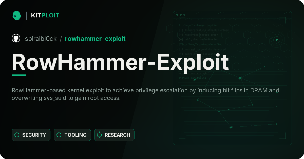 RowHammer-Exploit preview