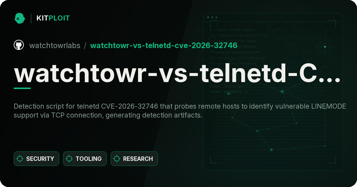 watchtowr-vs-telnetd-CVE-2026-32746 preview