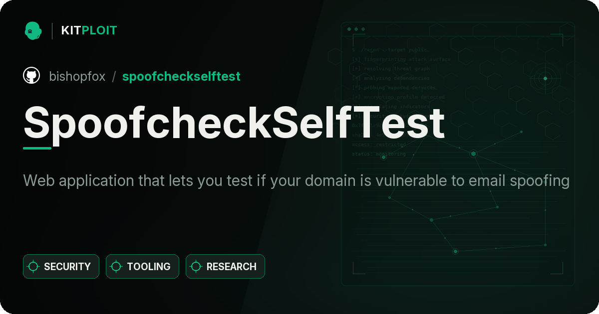 SpoofcheckSelfTest preview