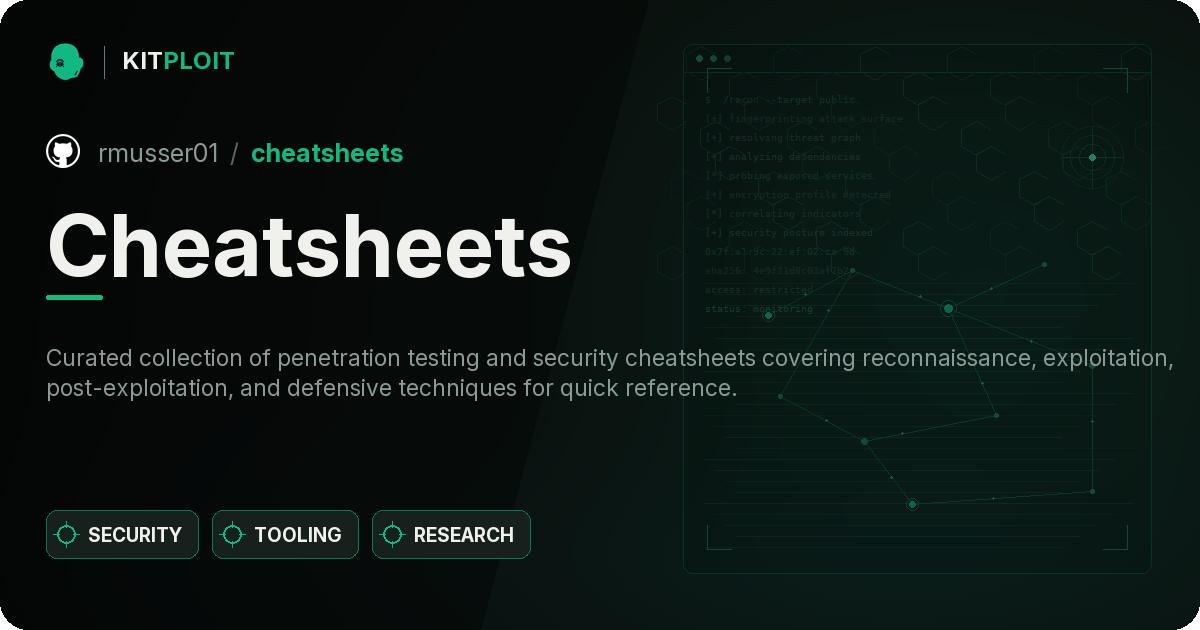 Cheatsheets preview
