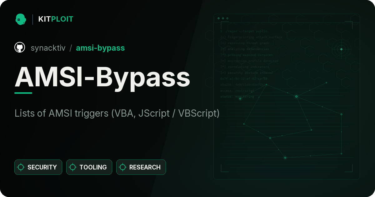 AMSI-Bypass preview