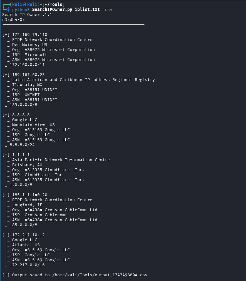 SearchIPOwner preview