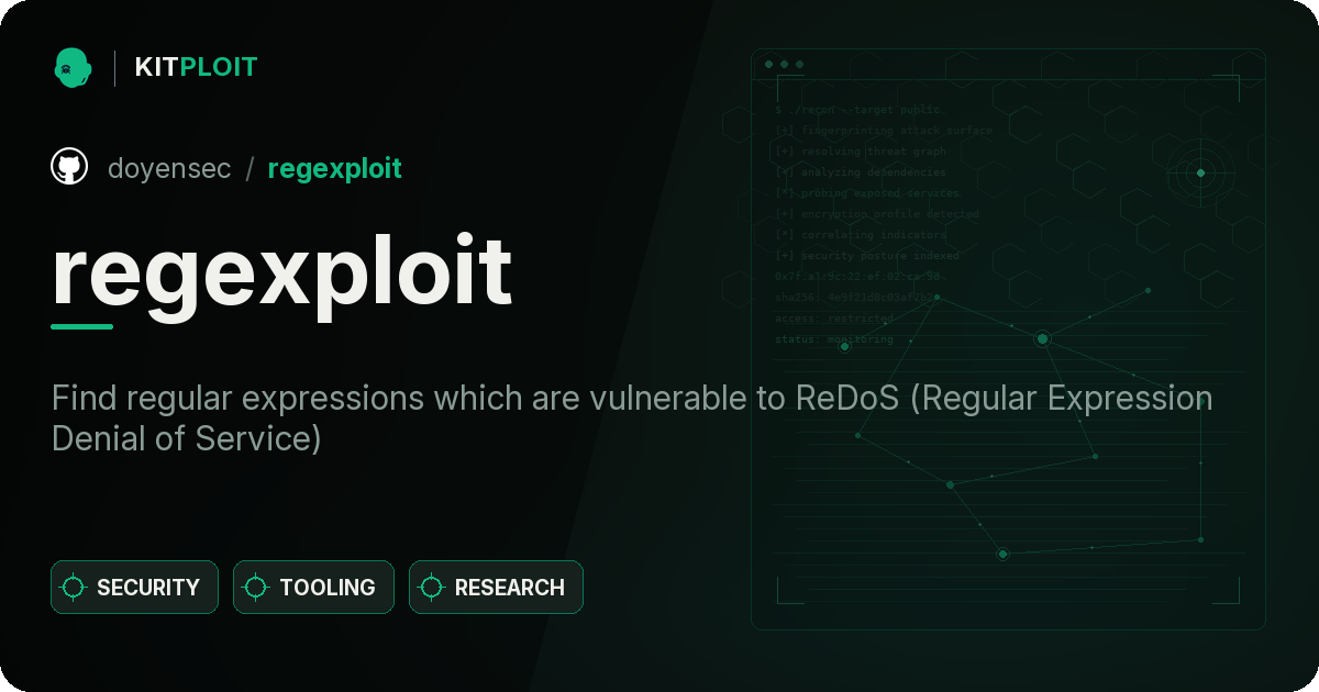 regexploit preview