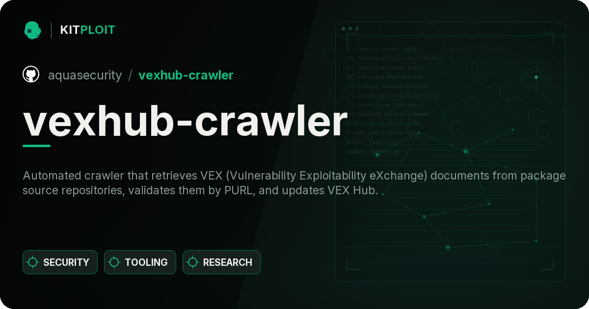 vexhub-crawler preview
