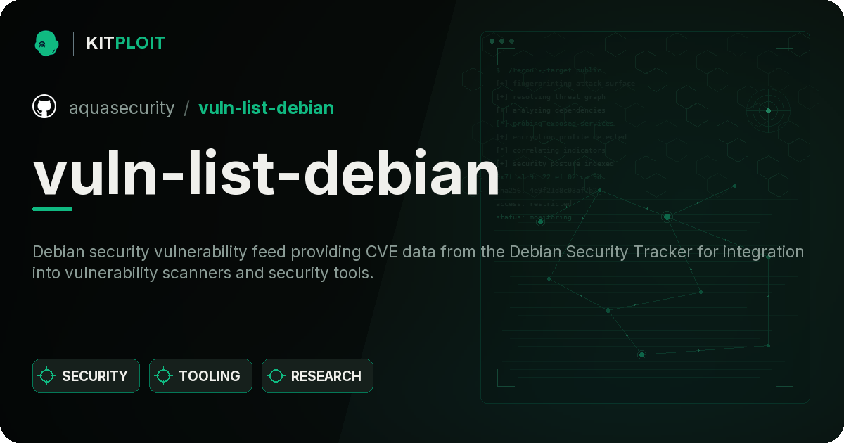 vuln-list-debian preview