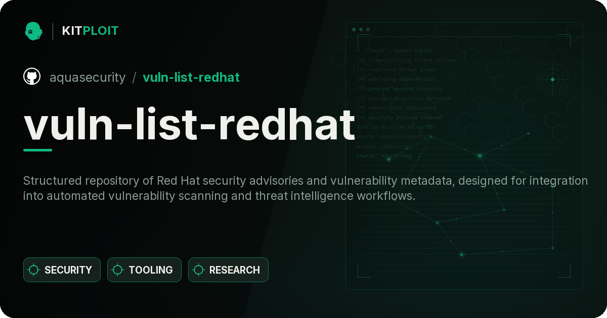 vuln-list-redhat preview