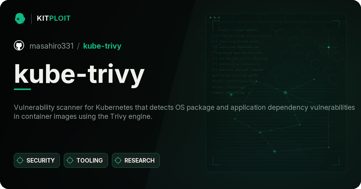 kube-trivy preview