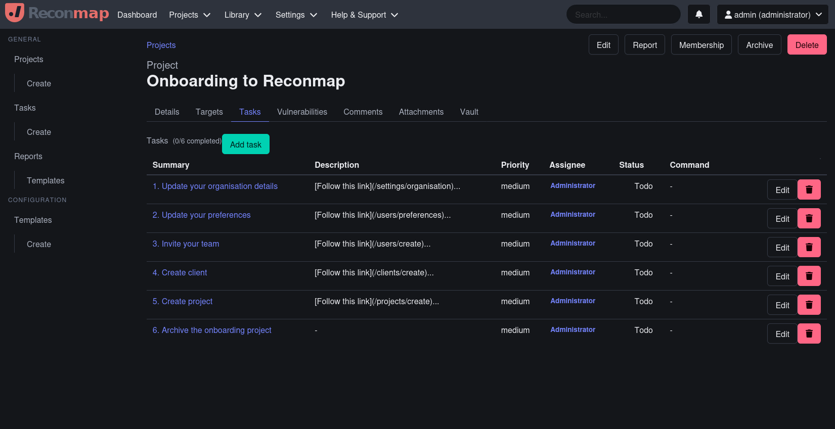 reconmap preview
