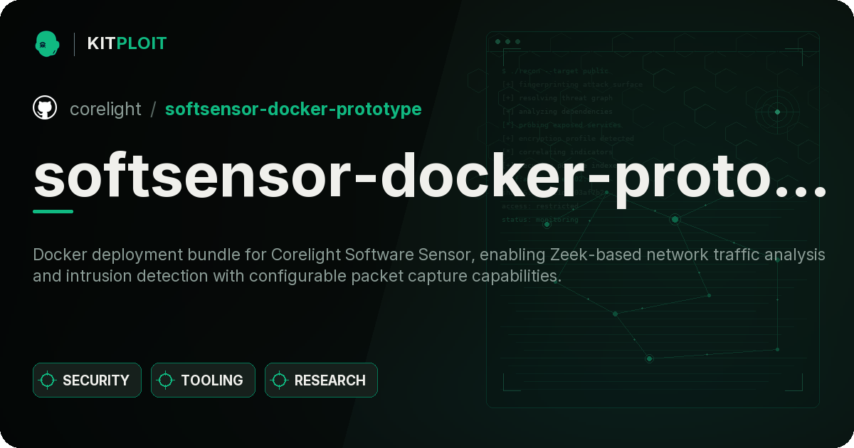 softsensor-docker-prototype preview