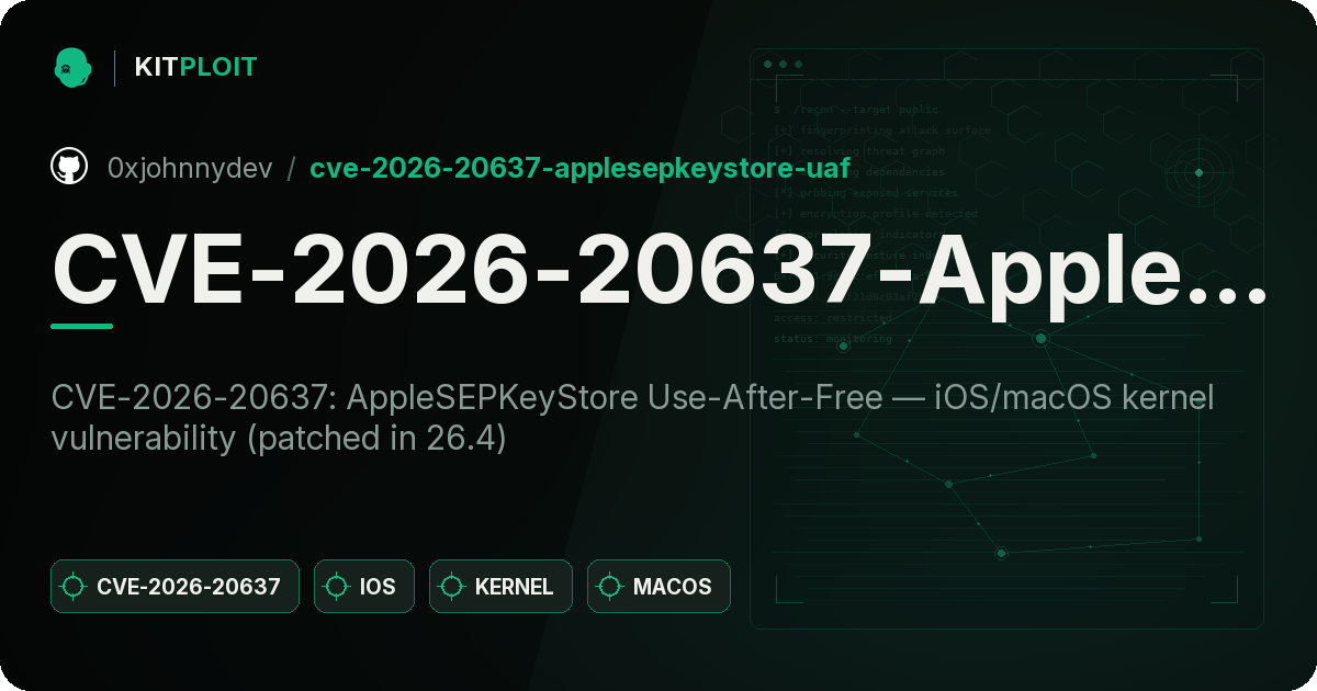 CVE-2026-20637-AppleSEPKeyStore-UAF preview