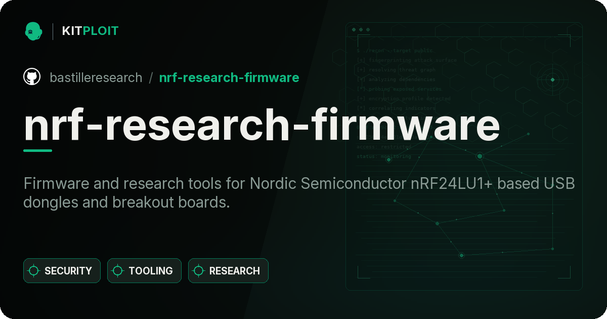 nrf-research-firmware preview