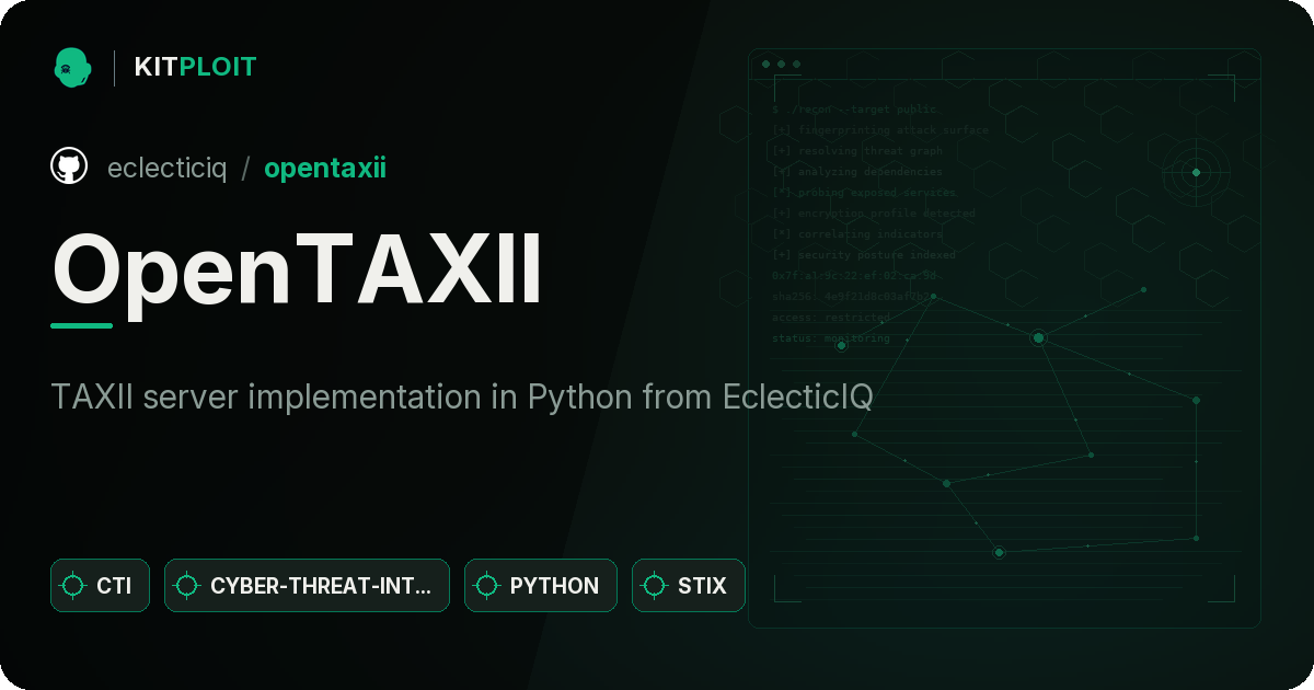 OpenTAXII preview