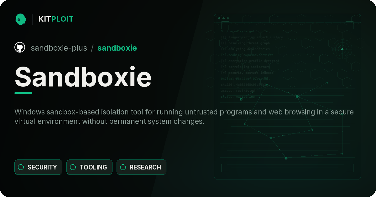 Sandboxie preview