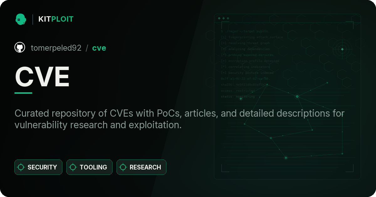 CVE preview
