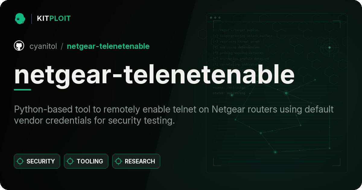 netgear-telenetenable preview