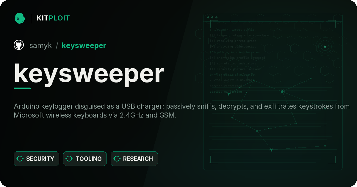 keysweeper preview