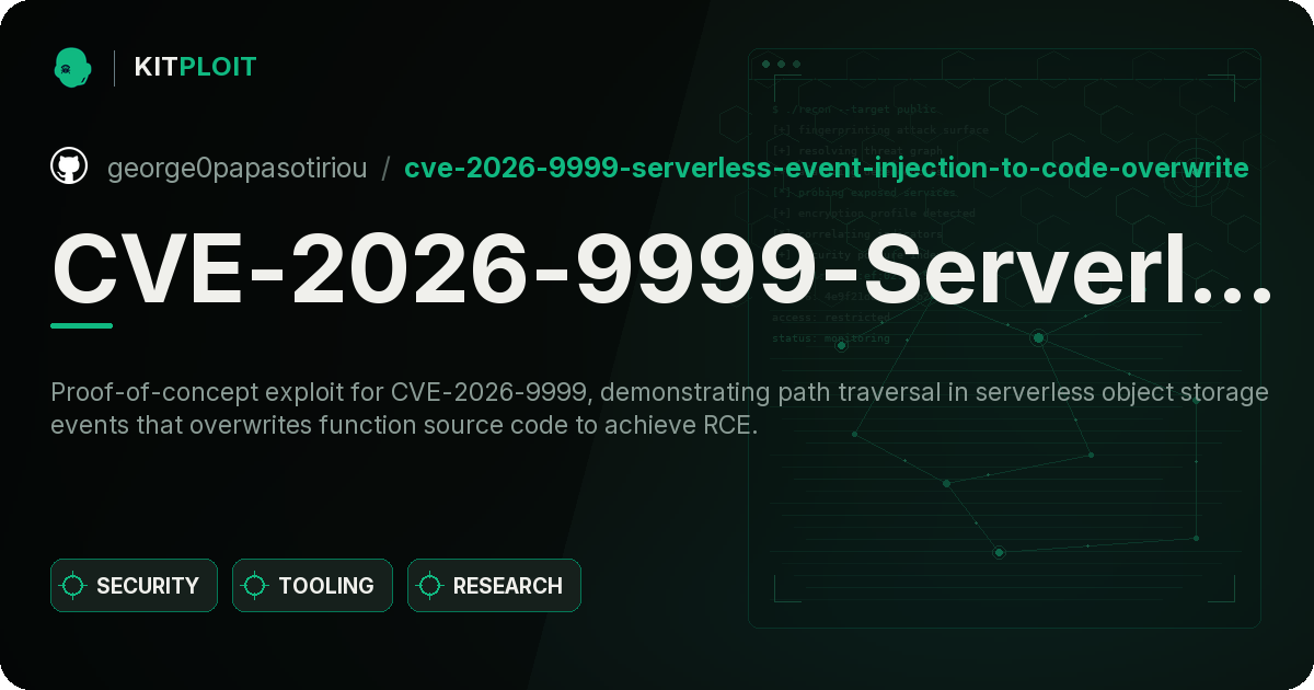 CVE-2026-9999-Serverless-Event-Injection-to-Code-Overwrite preview