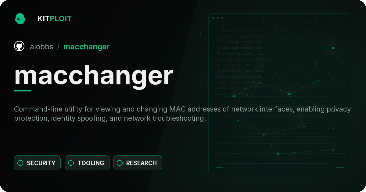 macchanger preview
