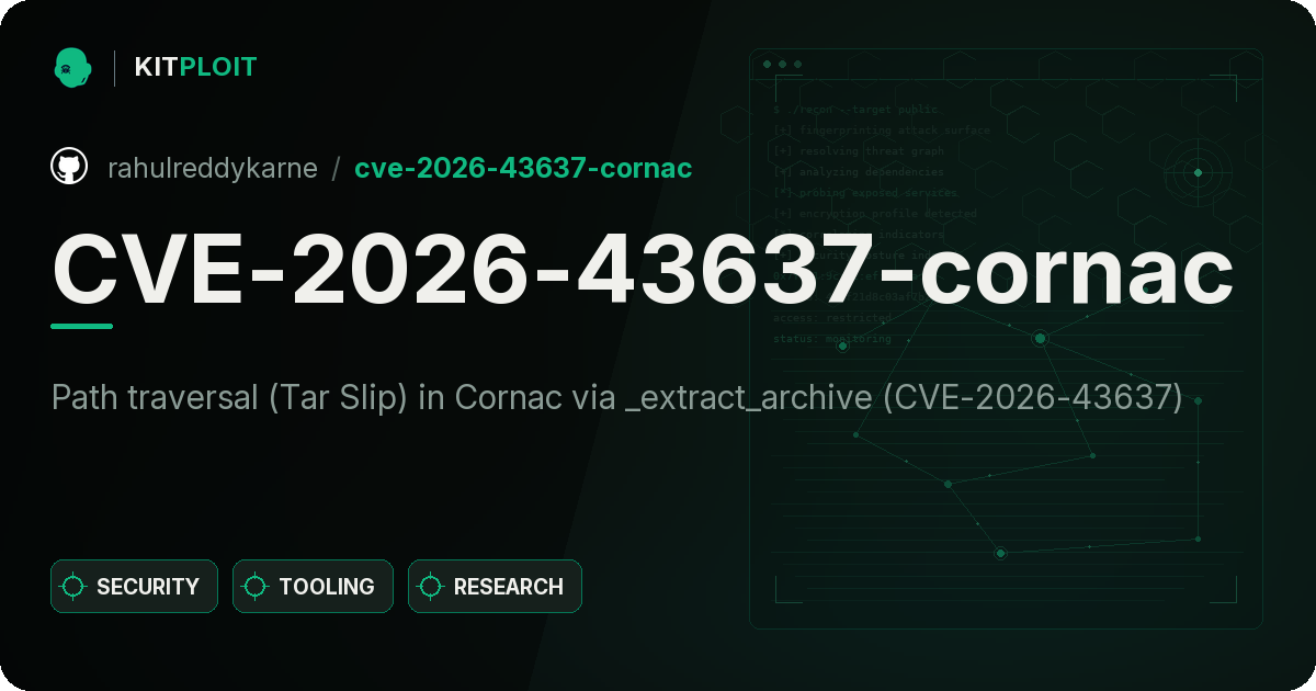 CVE-2026-43637-cornac preview