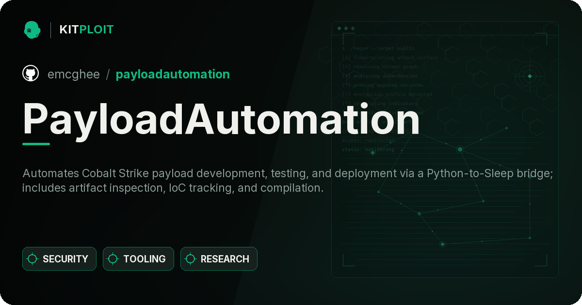 PayloadAutomation preview