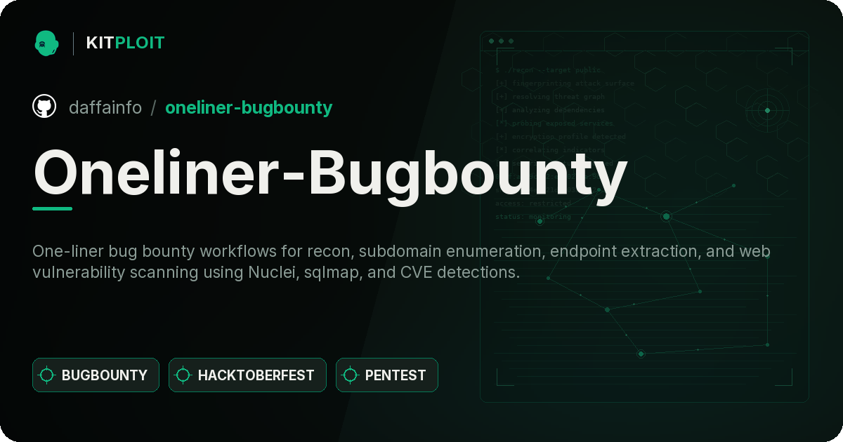 Oneliner-Bugbounty preview