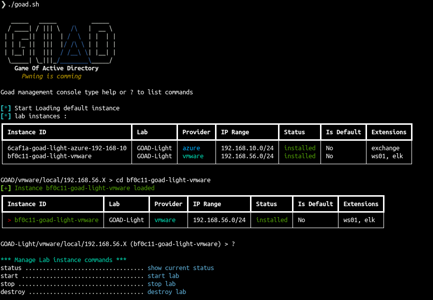 GOAD preview