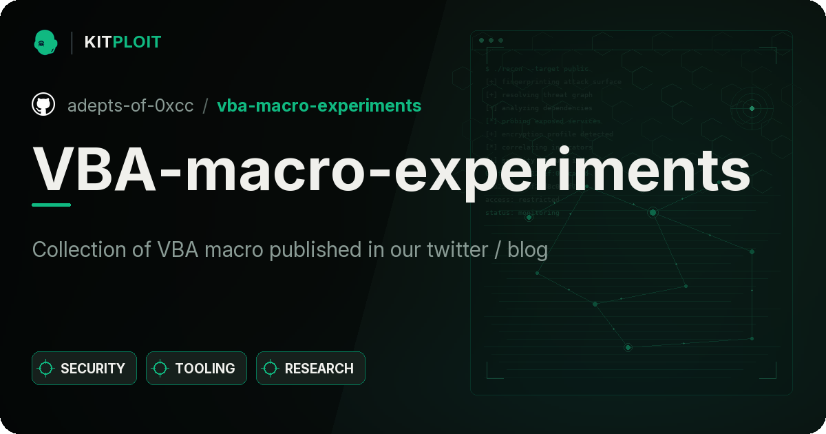 VBA-macro-experiments preview