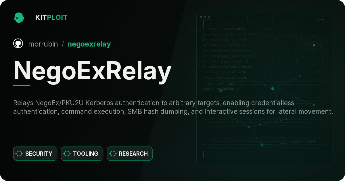 NegoExRelay preview