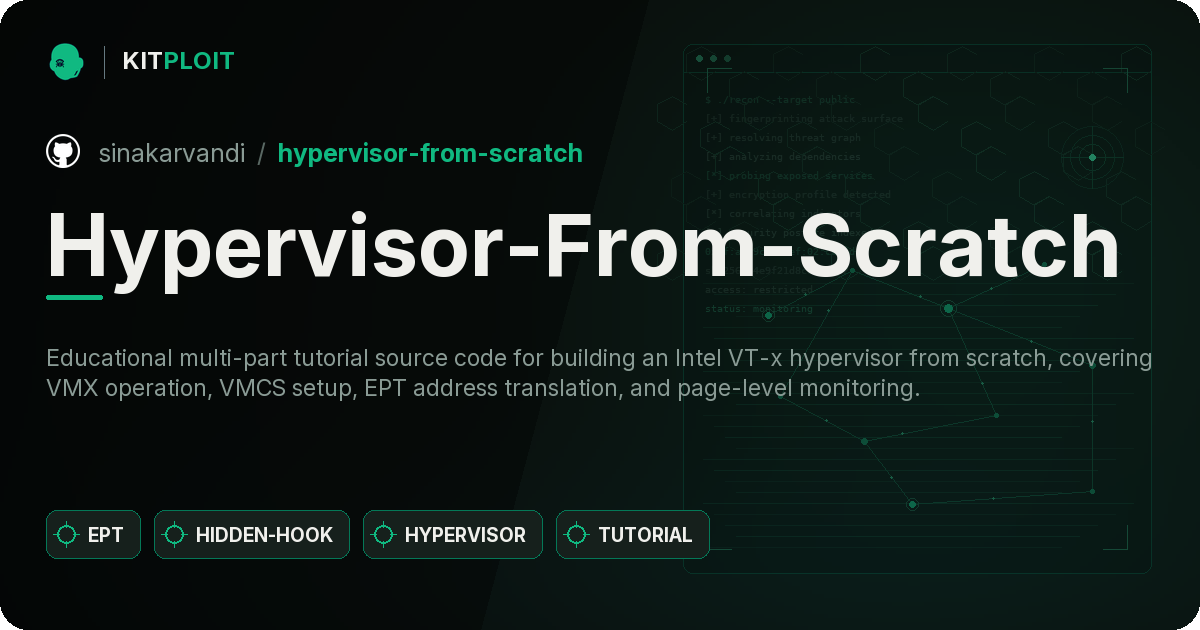 Hypervisor-From-Scratch preview