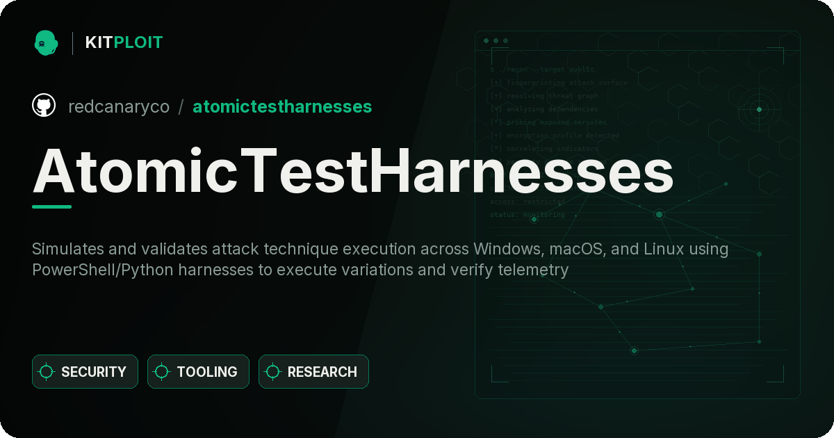 AtomicTestHarnesses preview