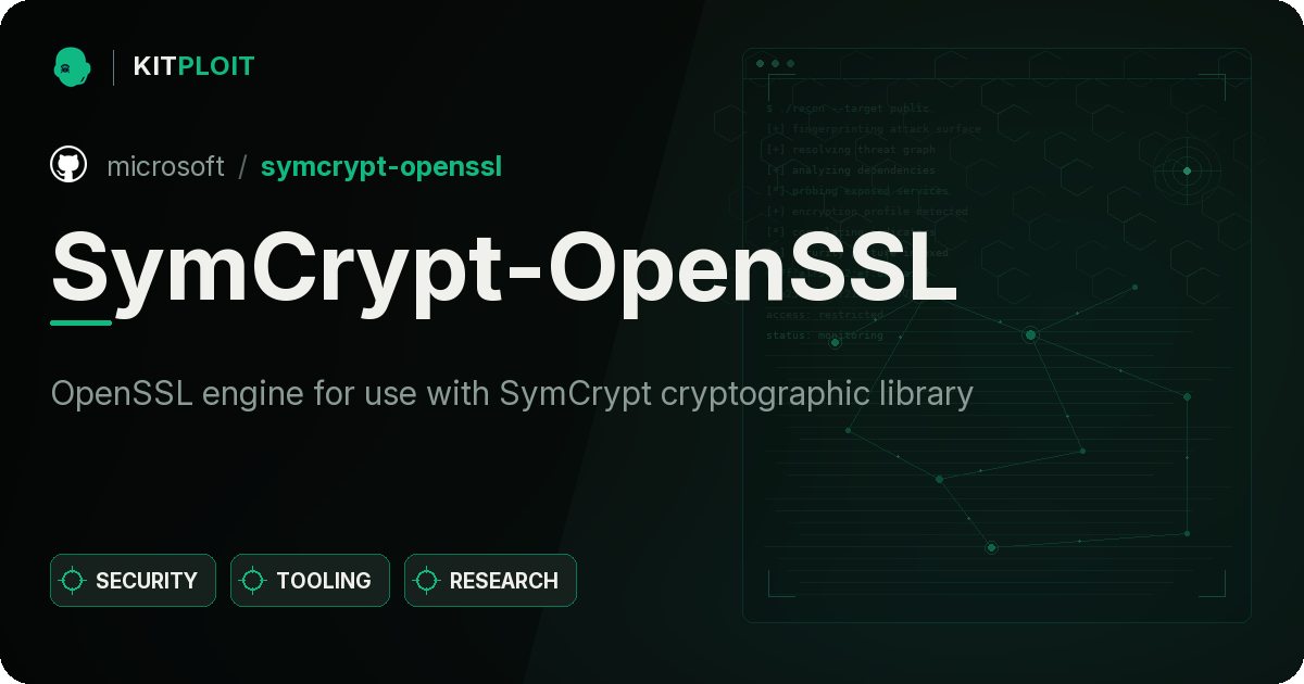 SymCrypt-OpenSSL preview