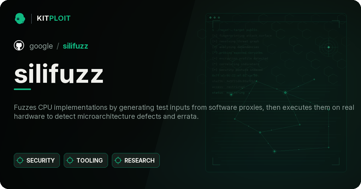 silifuzz preview