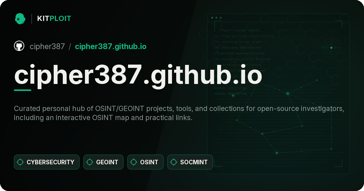 cipher387.github.io preview