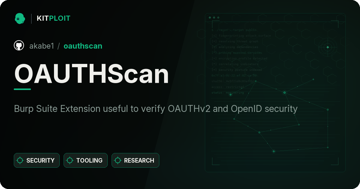 OAUTHScan preview