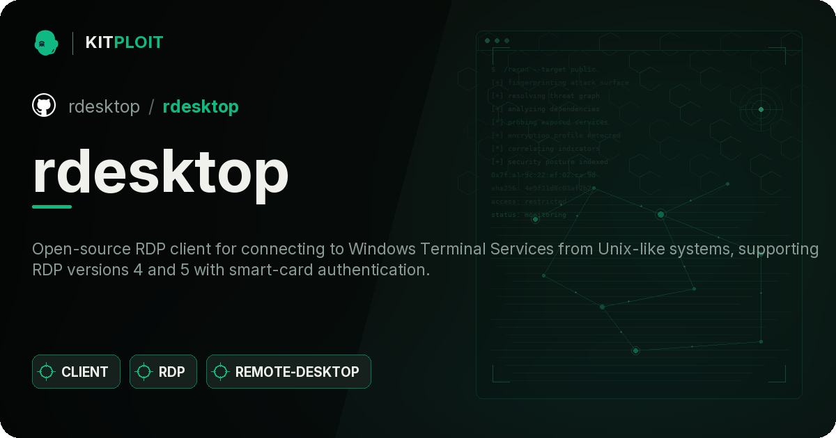 rdesktop preview