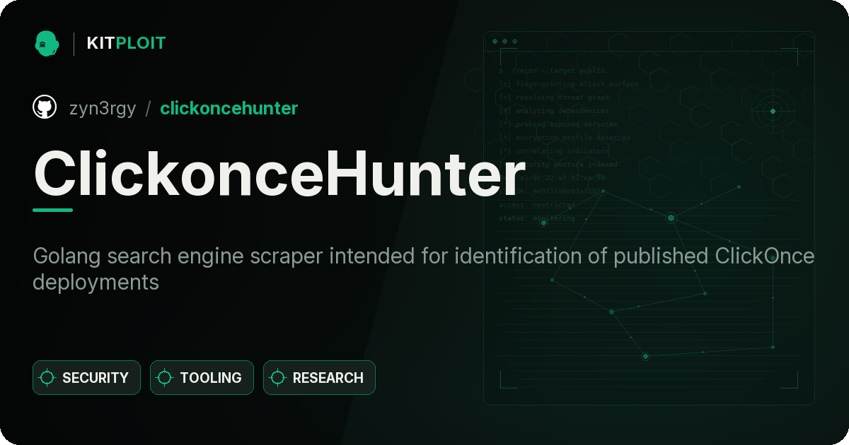 ClickonceHunter preview