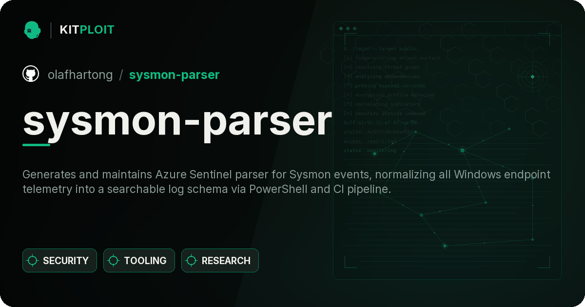 sysmon-parser preview